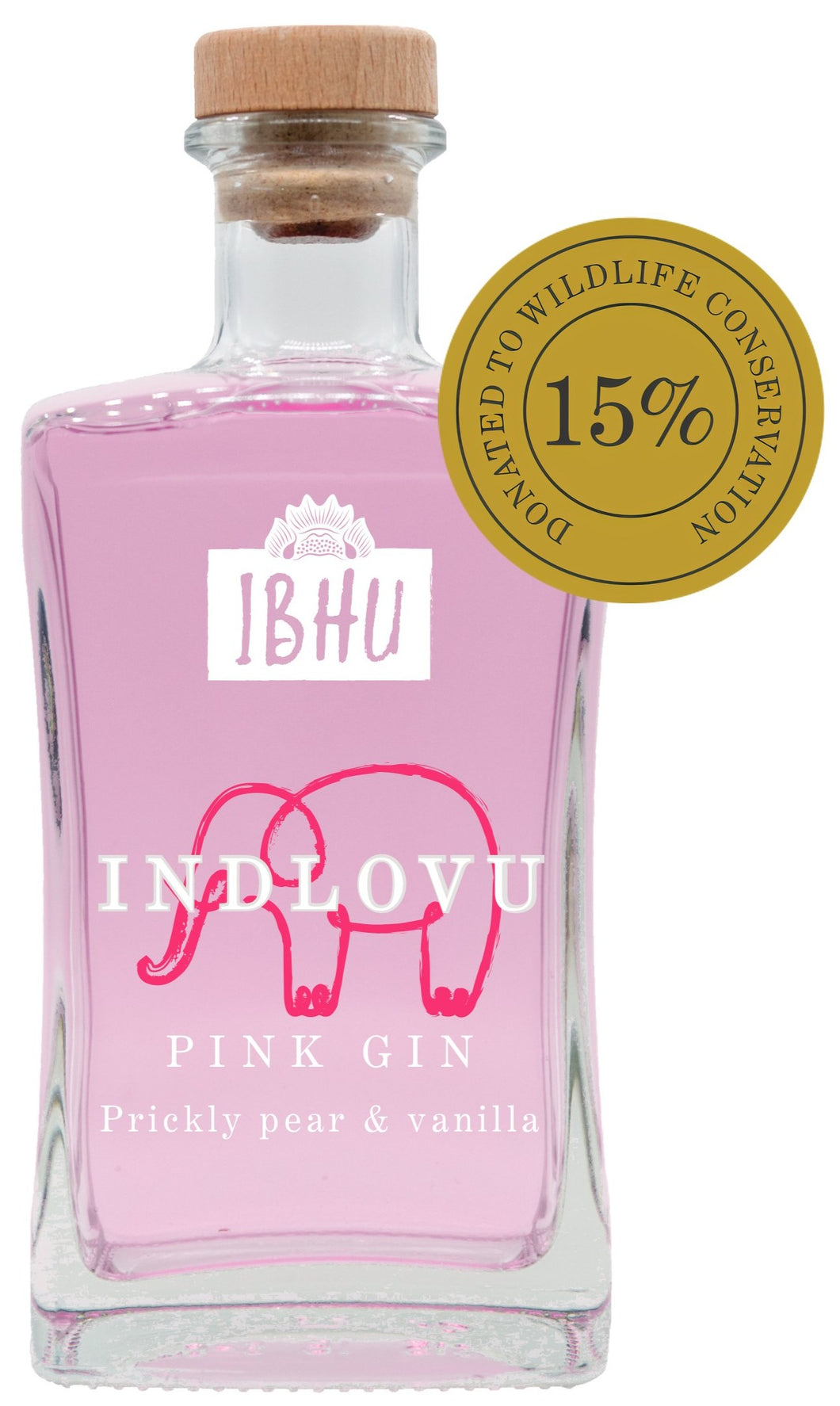INDLOVU Pink Prickly Pear and Vanilla Gin 750ml - Together Store South Africa