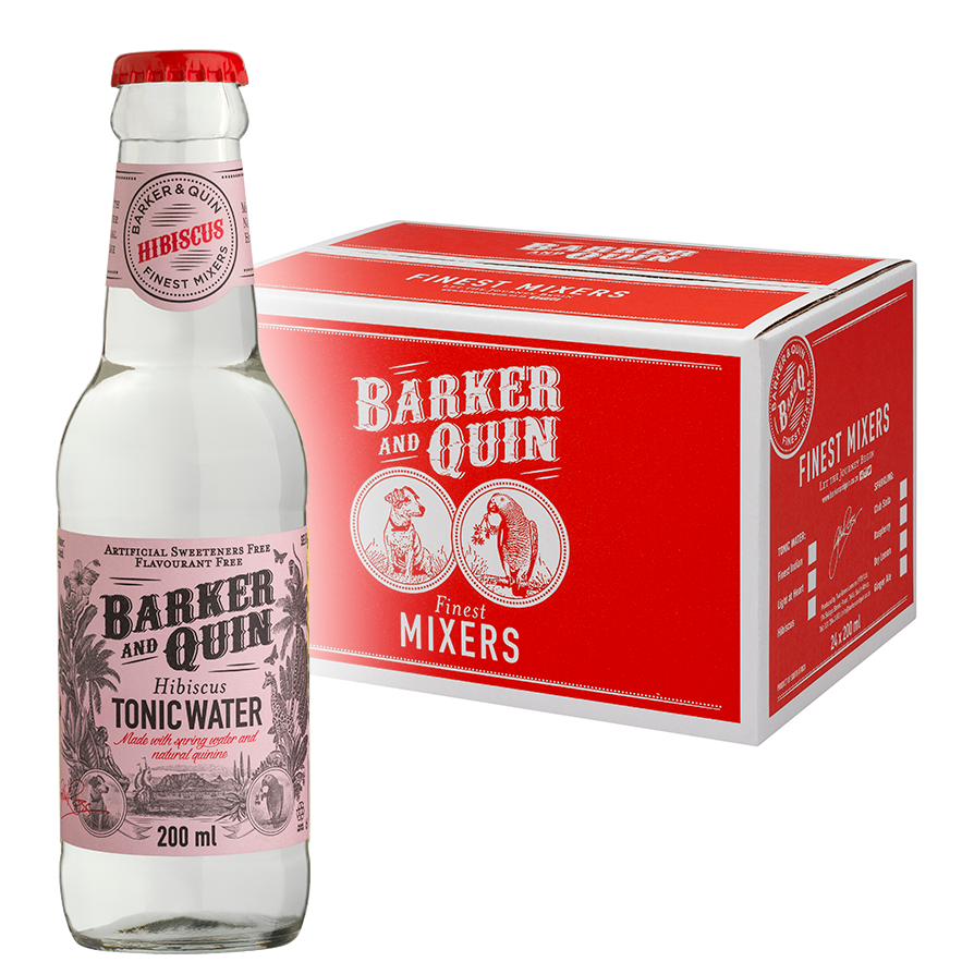 BARKER & QUIN Hibiscus Tonic Water Glass 200ml - Together Store South Africa