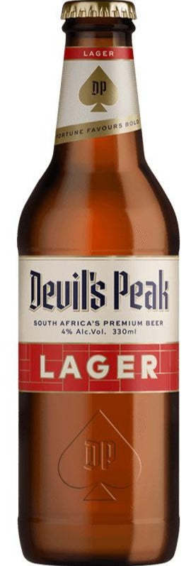 DEVIL'S PEAK Lager 330ml (24s) - Together Store South Africa