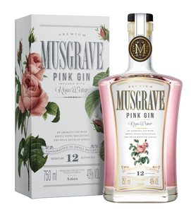 MUSGRAVE Rose Water Gin 750ml - Together Store South Africa